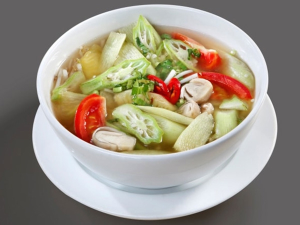 Canh chua nấu nấm